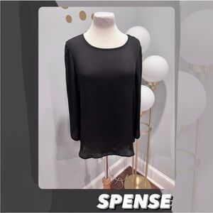 NWT Spense Jeweled Sleeve Blouse